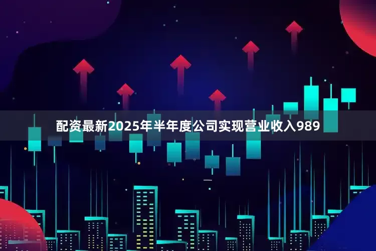 配资最新2025年半年度公司实现营业收入989